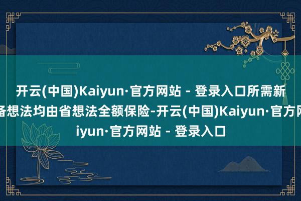 开云(中国)Kaiyun·官方网站 - 登录入口所需新增诞生用地筹备想法均由省想法全额保险-开云(中国)Kaiyun·官方网站 - 登录入口